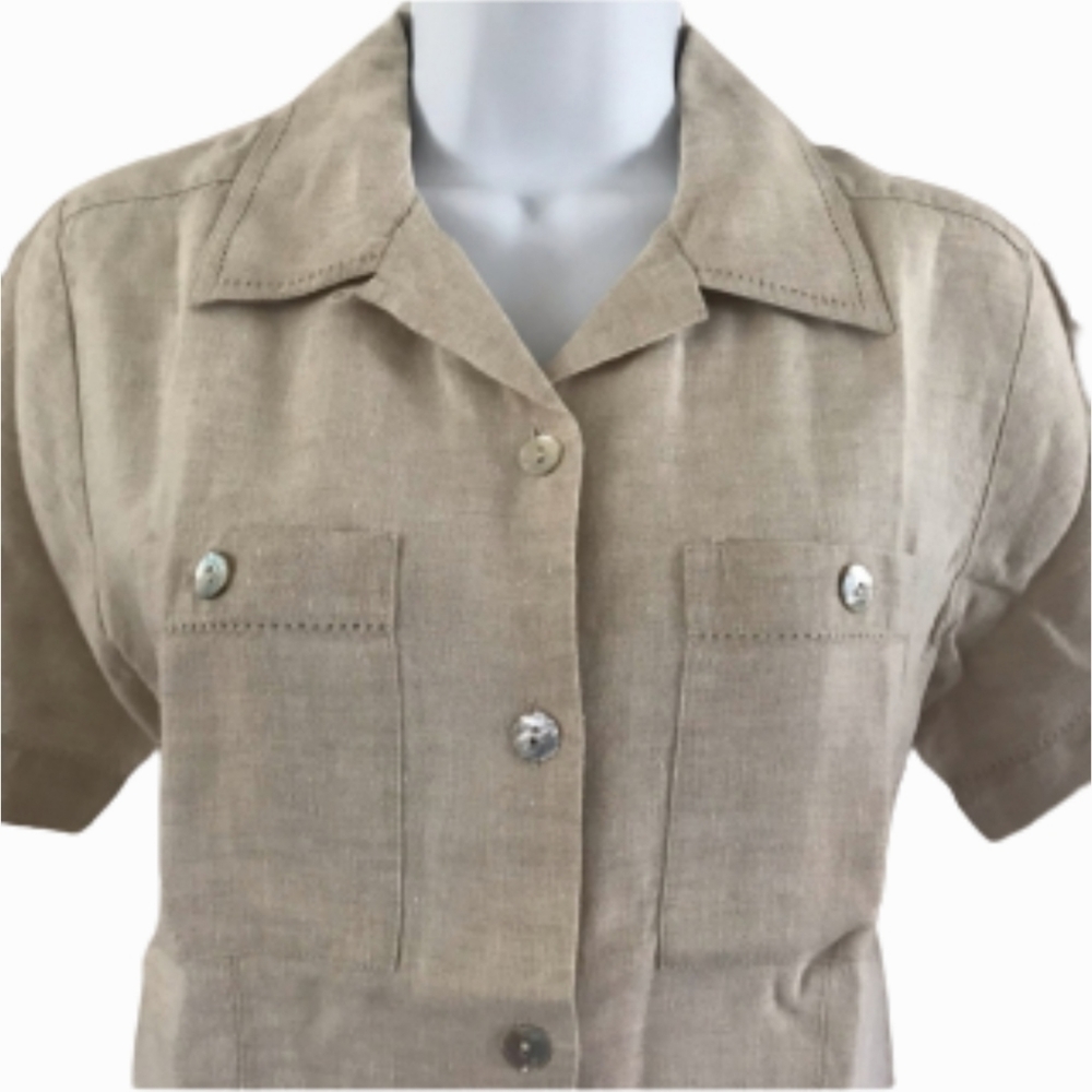 VTG Edward Irish Linen Short Sleeve Shirt